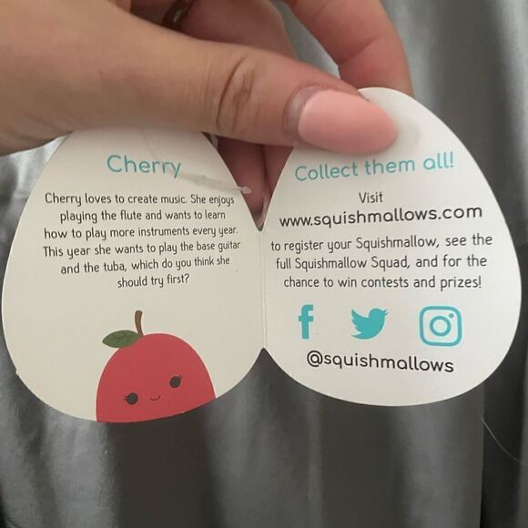 Squishmallow Cherry the Cherry Rare - Picture 3 of 3